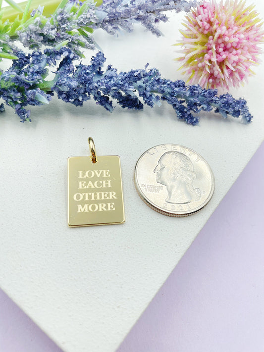 Love Each Other More Pendant