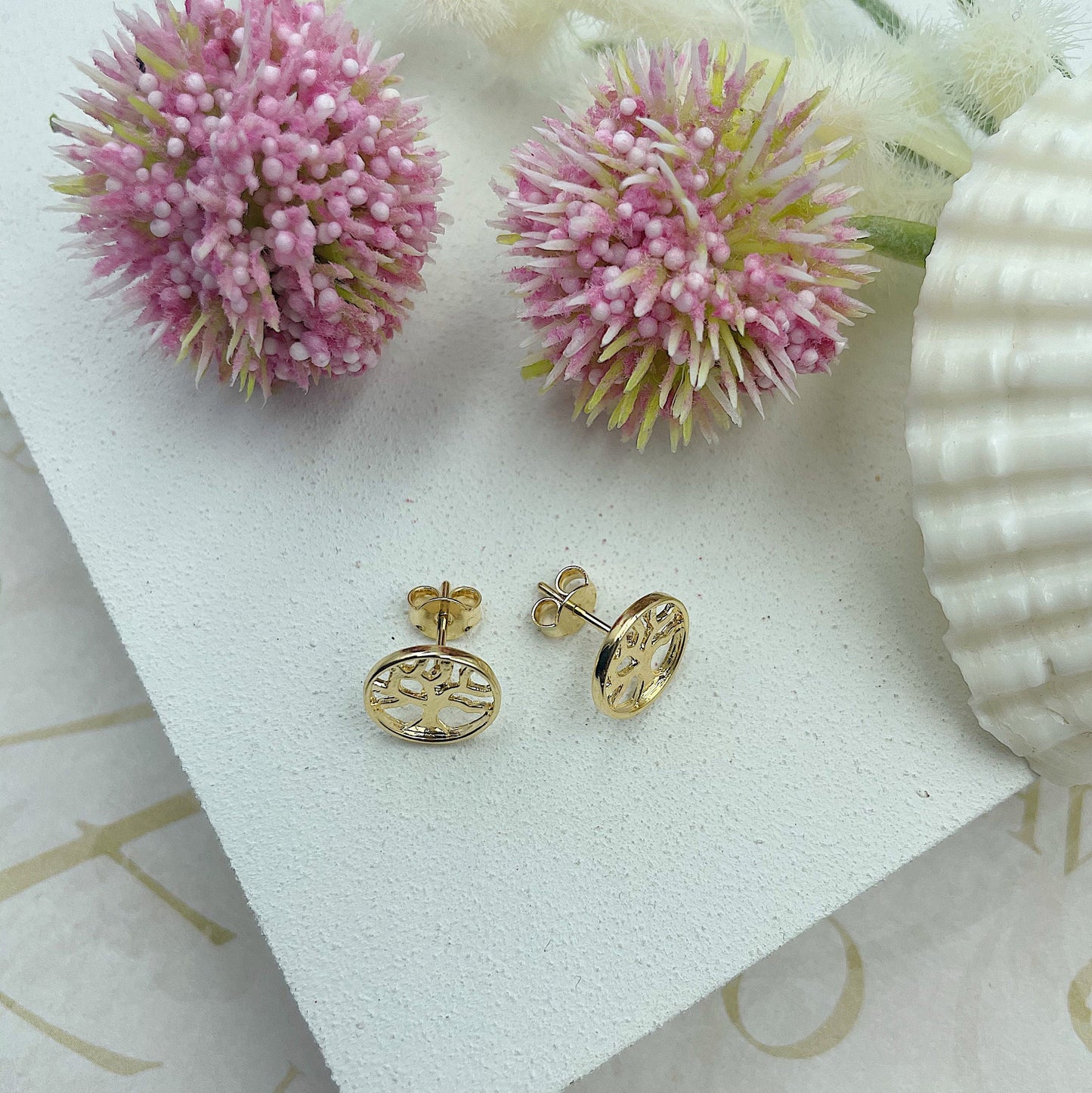 Tree Of Life Stud Earrings