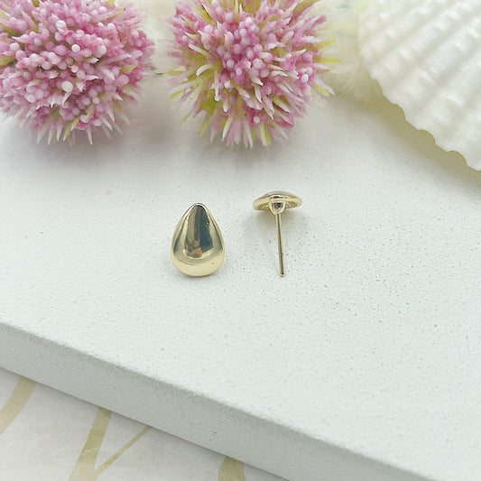 Gold drop Stud Earrings