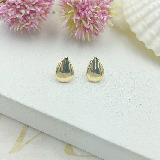 Gold drop Stud Earrings