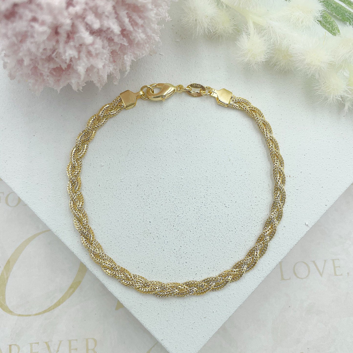 Golden Braid Bracelet