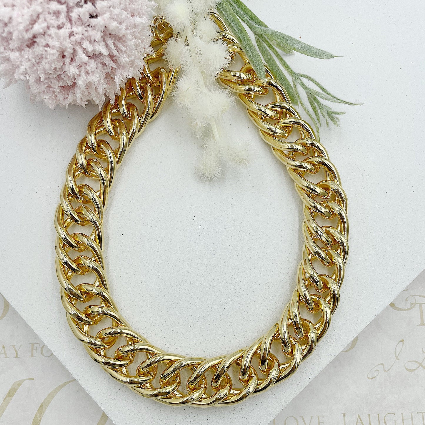 Double Chain Necklace 18mm