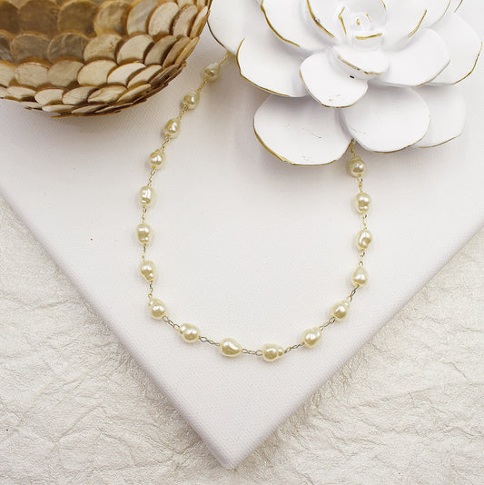 Faux Pearl Necklace