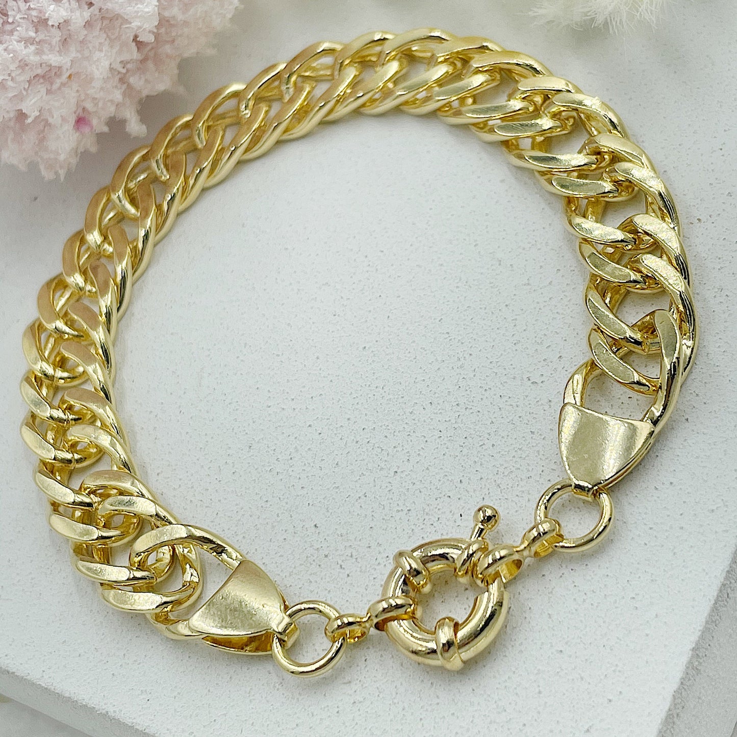 Bubble Clasp 10mm Bracelet