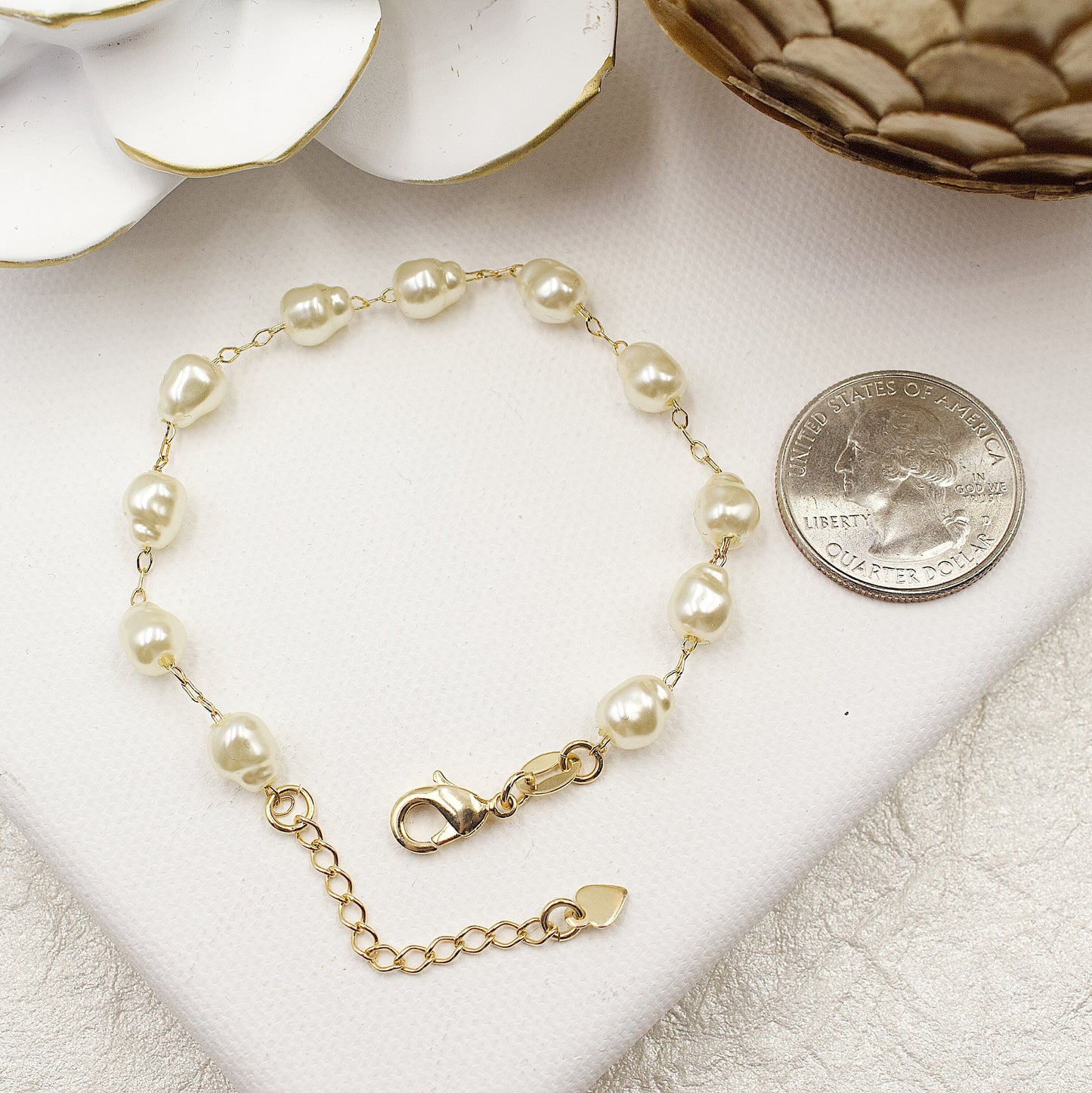 Faux Pearl Bracelet