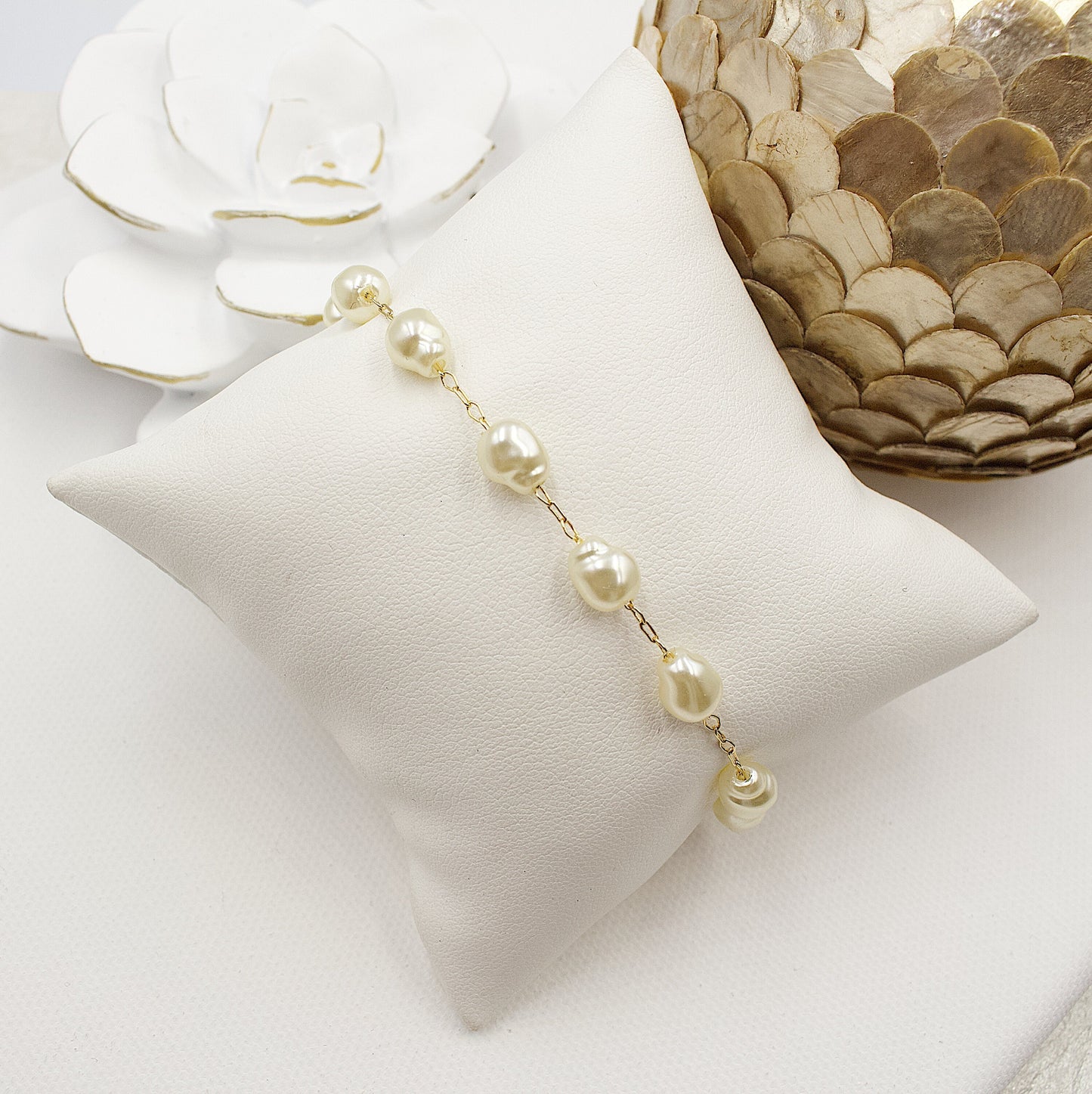 Faux Pearl Bracelet