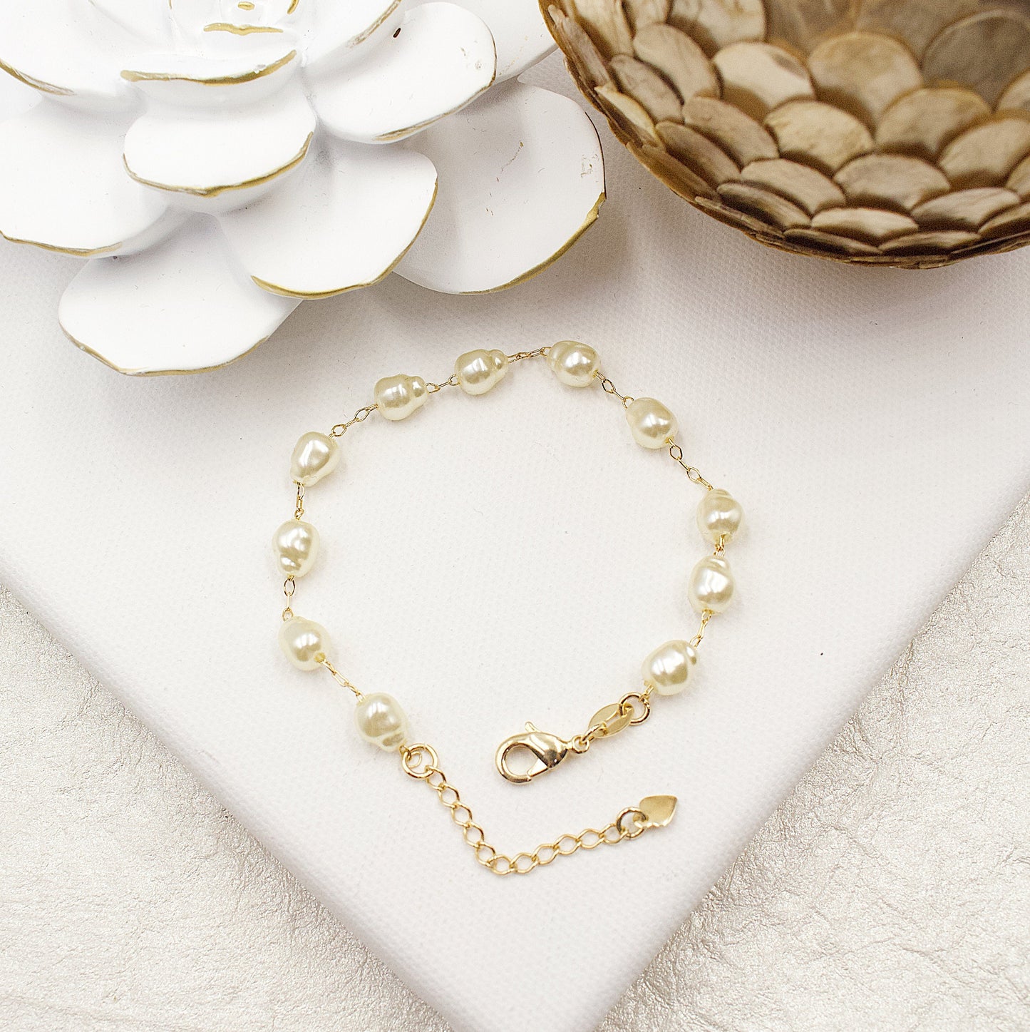 Faux Pearl Bracelet