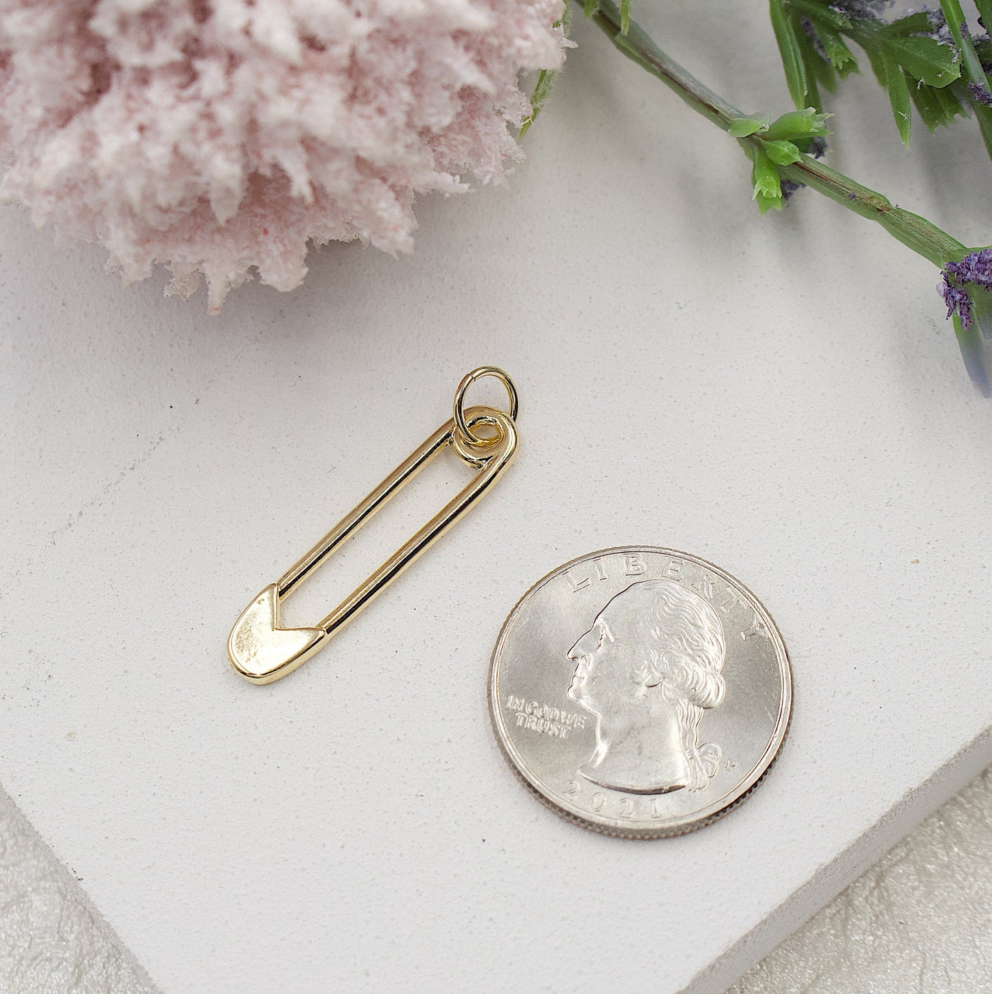 Golden Pin Pendant