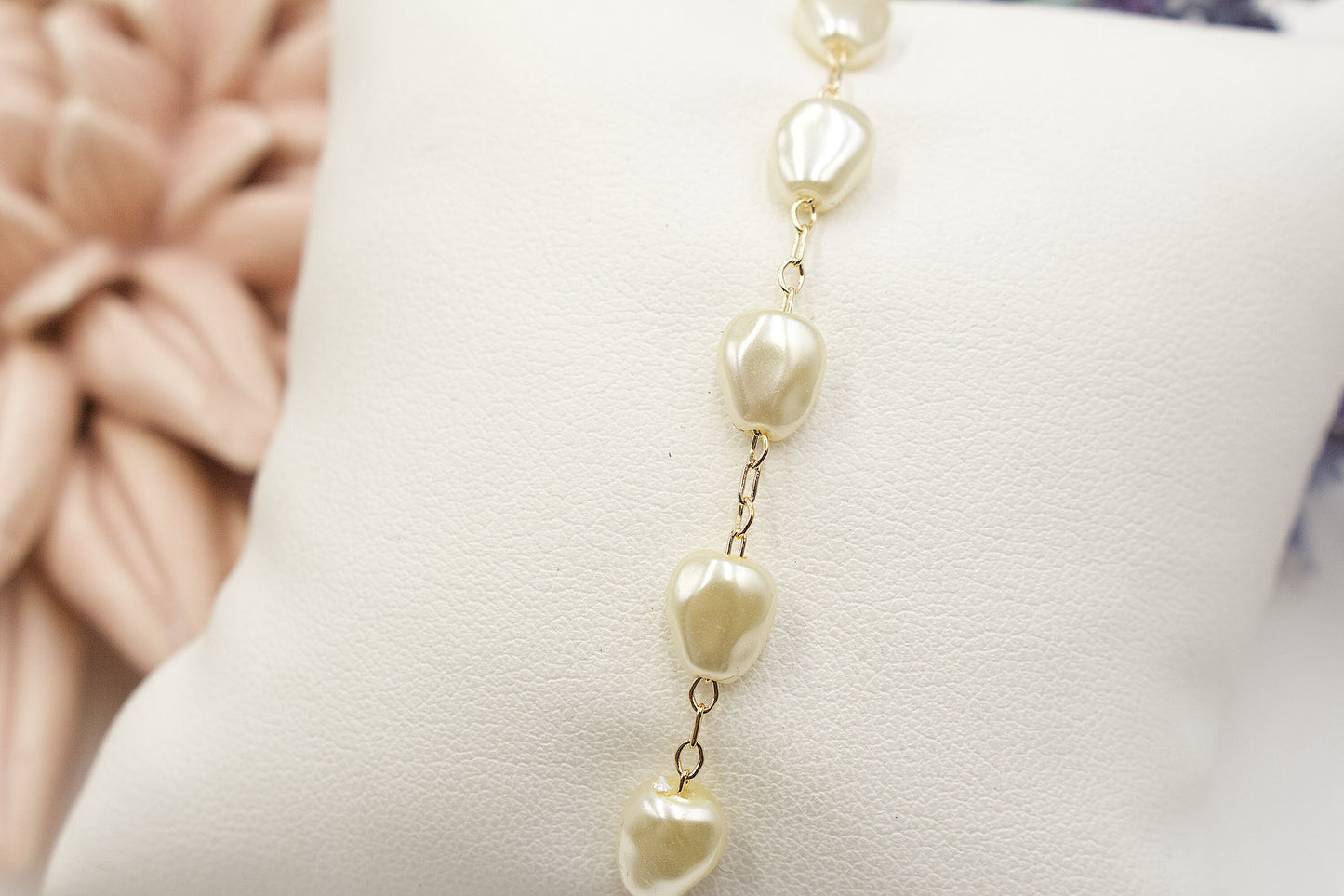 Corn Shaped Pearls Bracelet