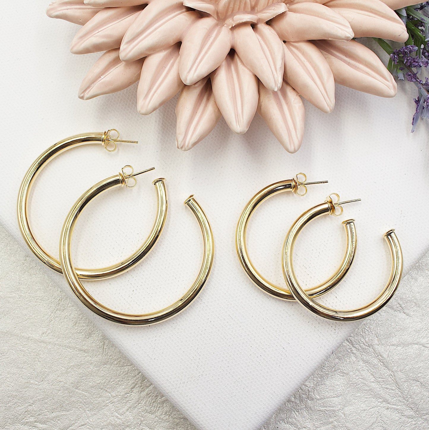 Open Hoop Earrings