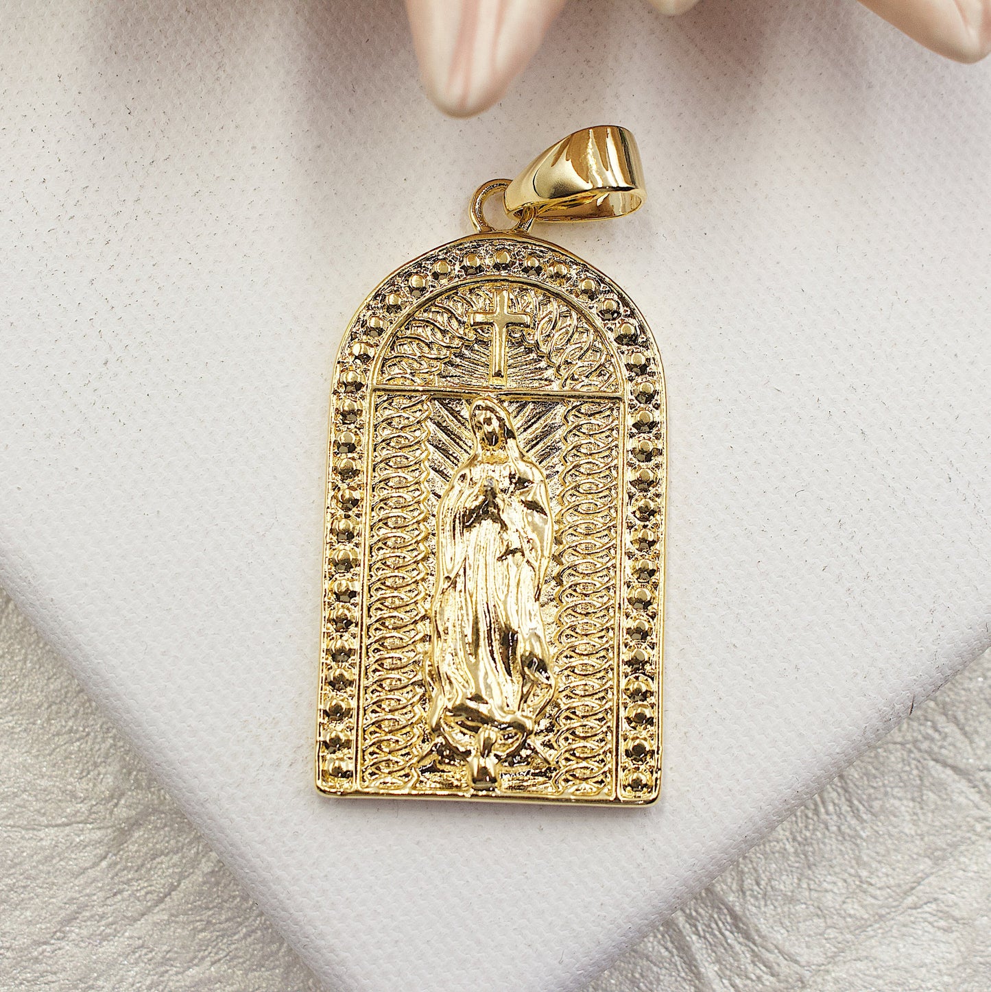 Altar Of Saint Guadalupe Pendant