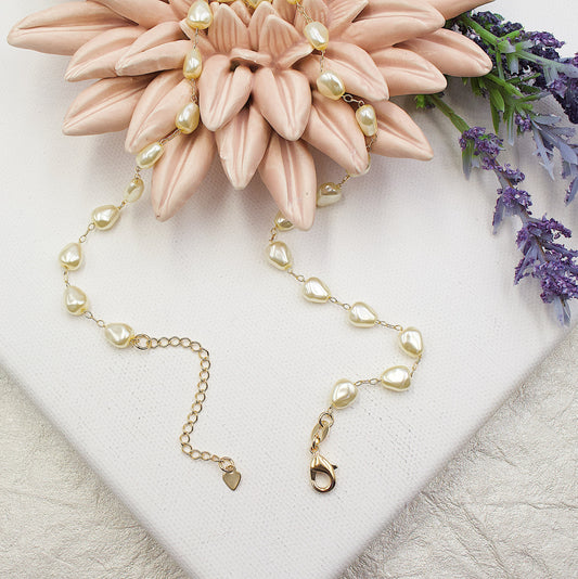 Corn Shaped Pearls Necklace