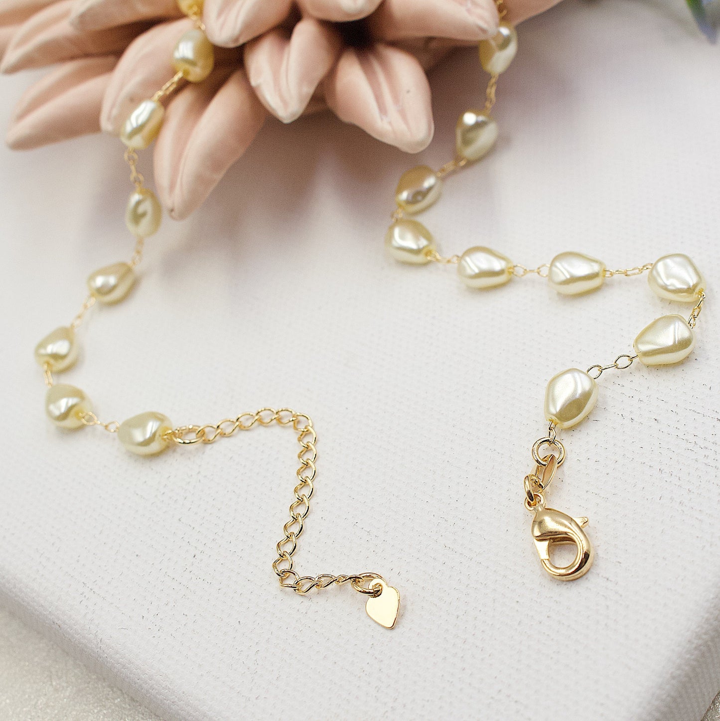 Corn Shaped Pearls Necklace