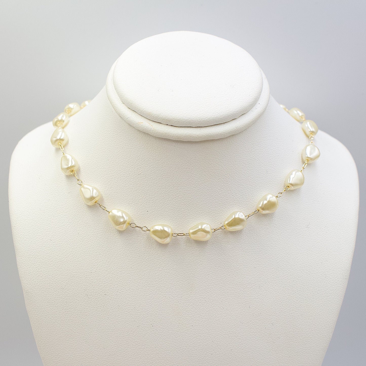 Corn Shaped Pearls Necklace