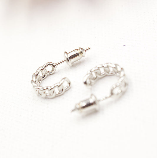 Mini Open Ring In Current Style Earrings