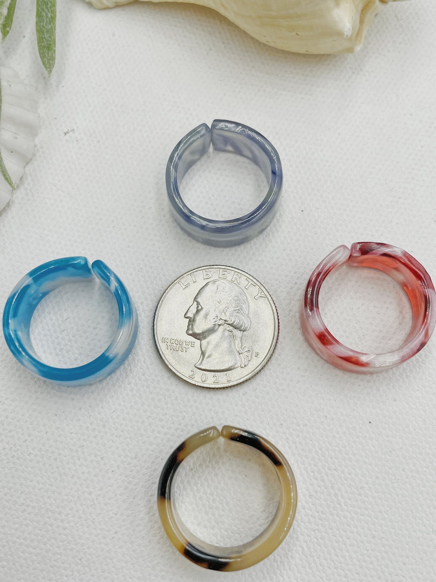 Colorful Funny Resin Ring