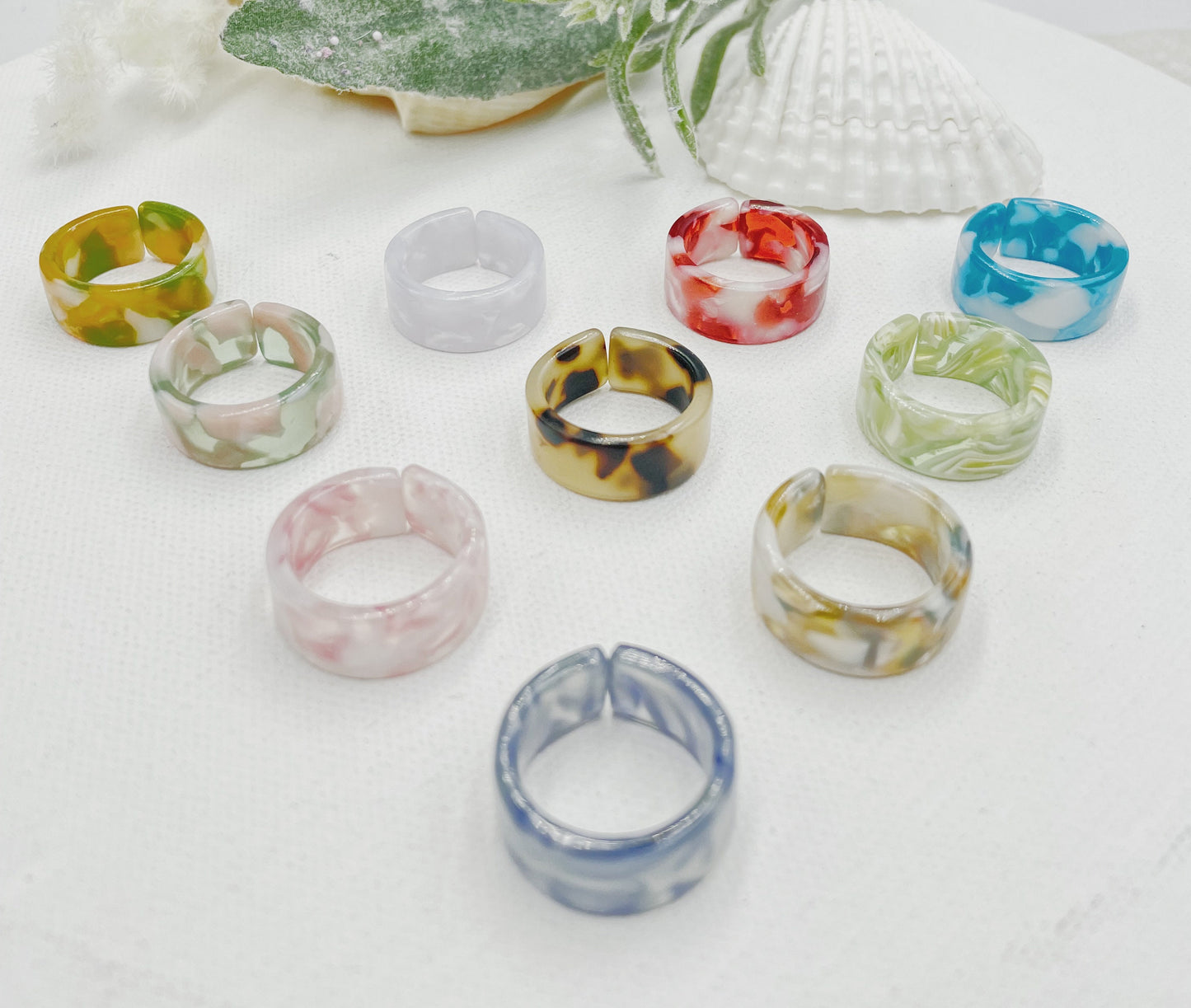 Colorful Funny Resin Ring