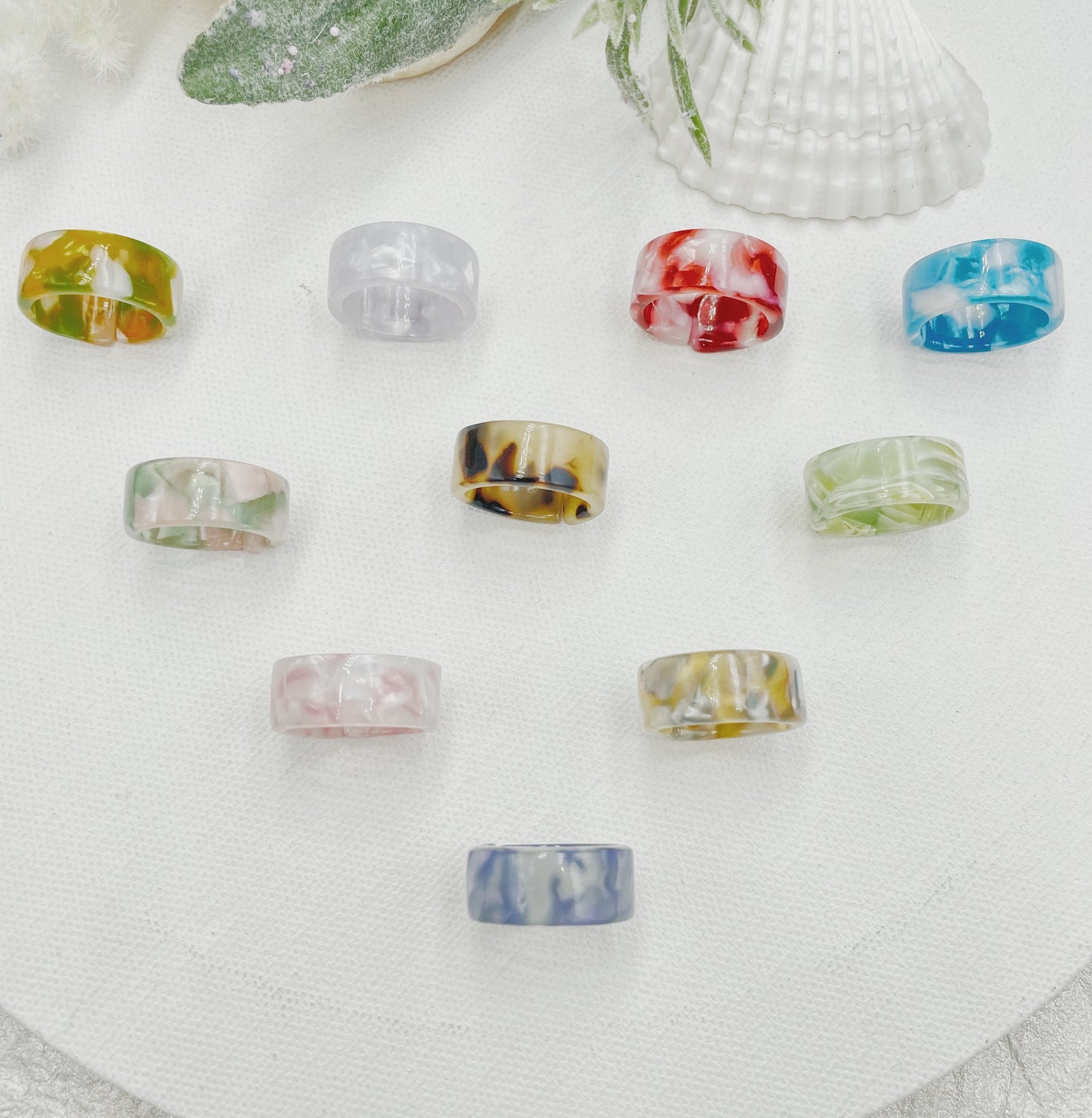 Colorful Funny Resin Ring