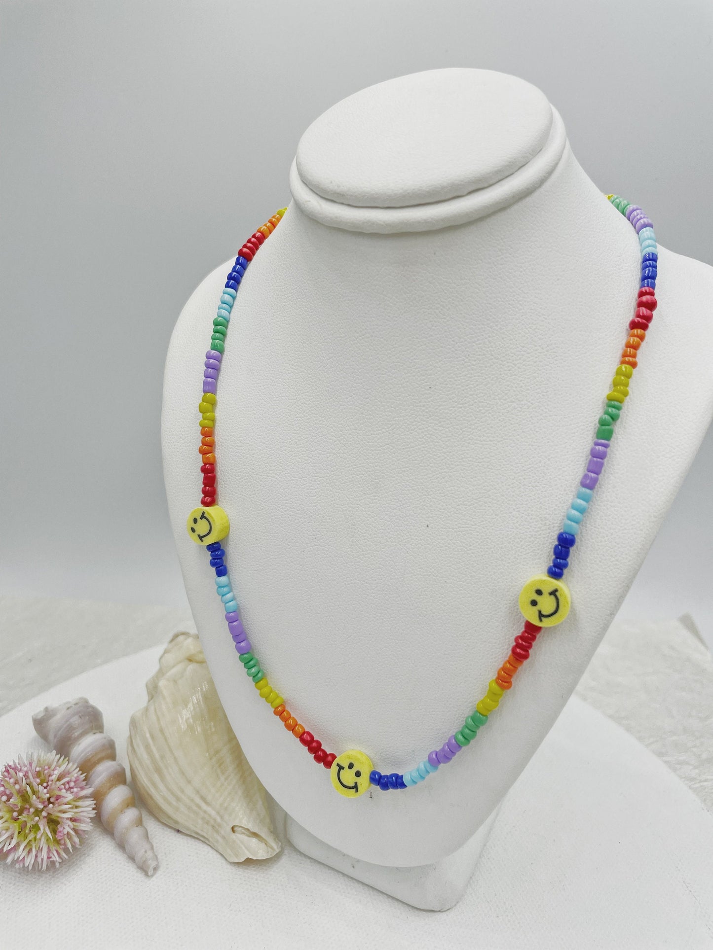 Rainbow Missangas Beach Necklace