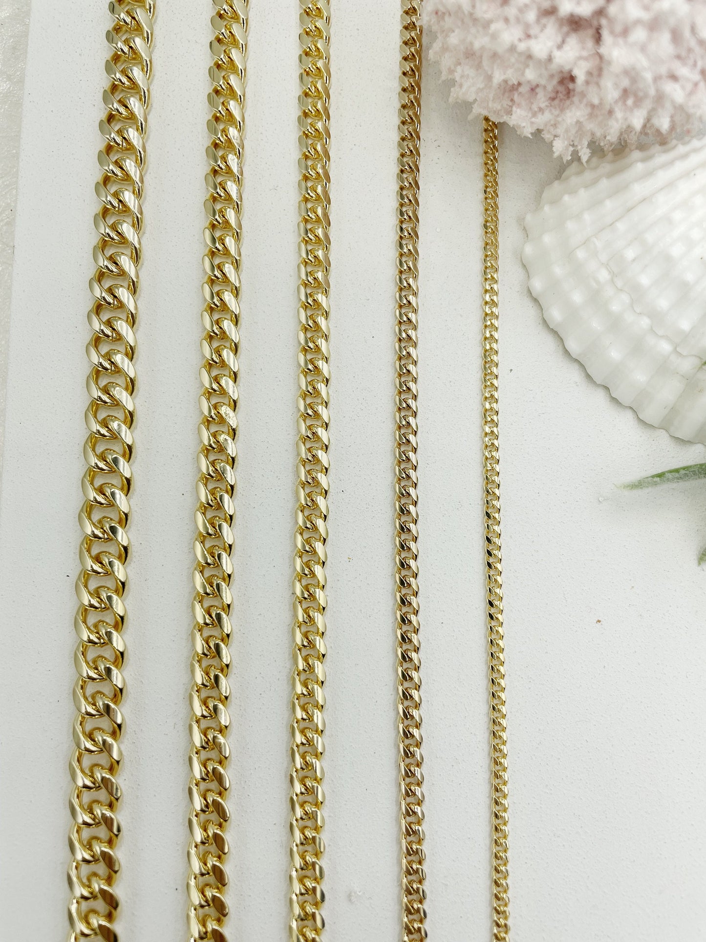 Cuban Link Chain Necklace 3mm, 4mm, 6mm,7mm, 9mm