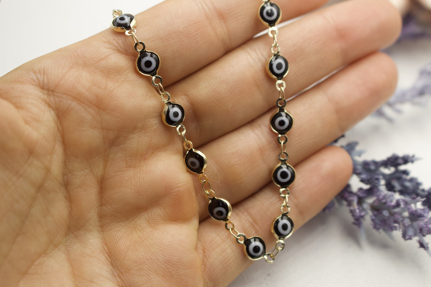 Black Evil Eye Choker