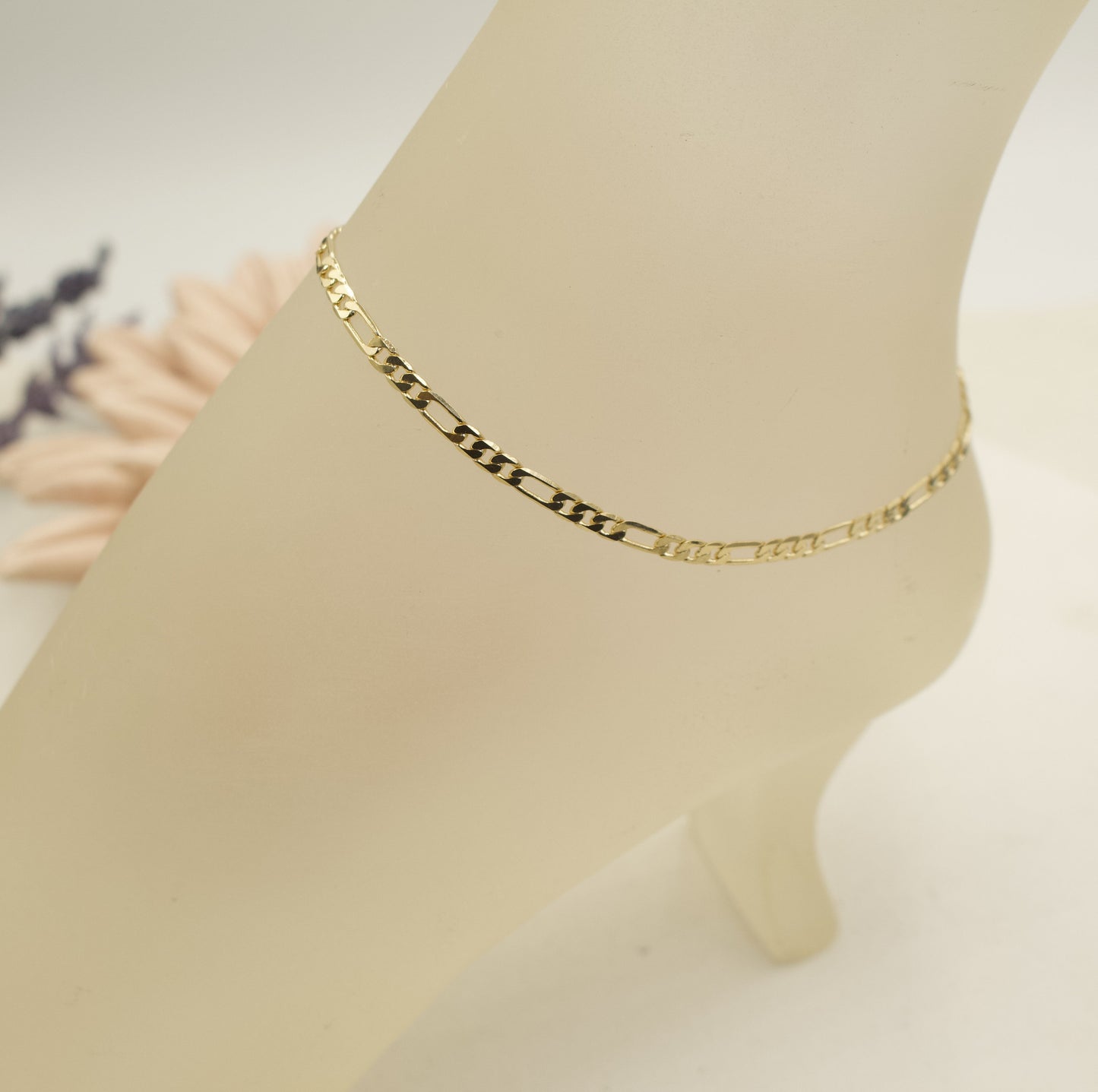 Figaro Chain Anklet 3mm