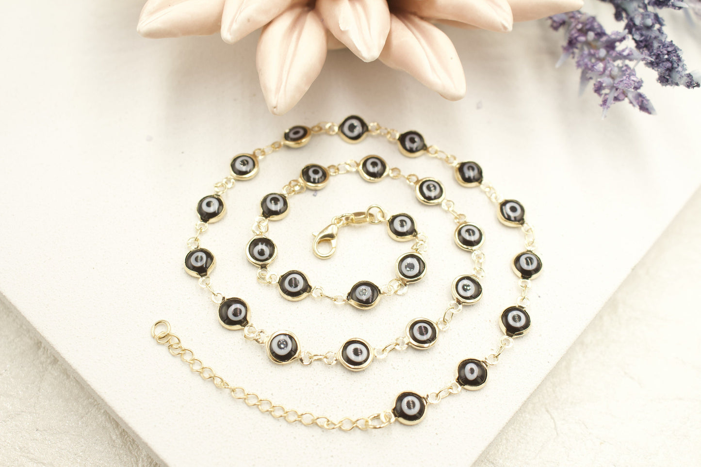 Black Evil Eye Choker